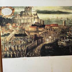 Die Burg strategisch gut erbaut, ein Angriff vom Meer aus nicht zu übersehen
