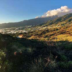 Fernblick auf Los Llanos.
