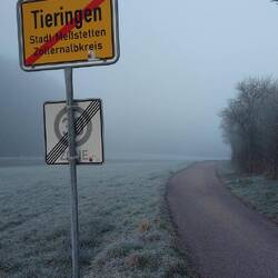 Morgens um 8 - Nebel auf 800m Höhe bei minus 3 Grad