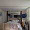 In addition to the drying rack, we brought our own makeshift clothesline