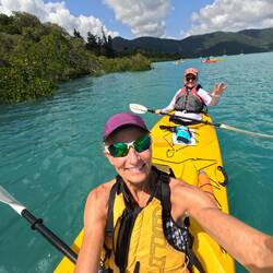 And we're off starting with all smiles!