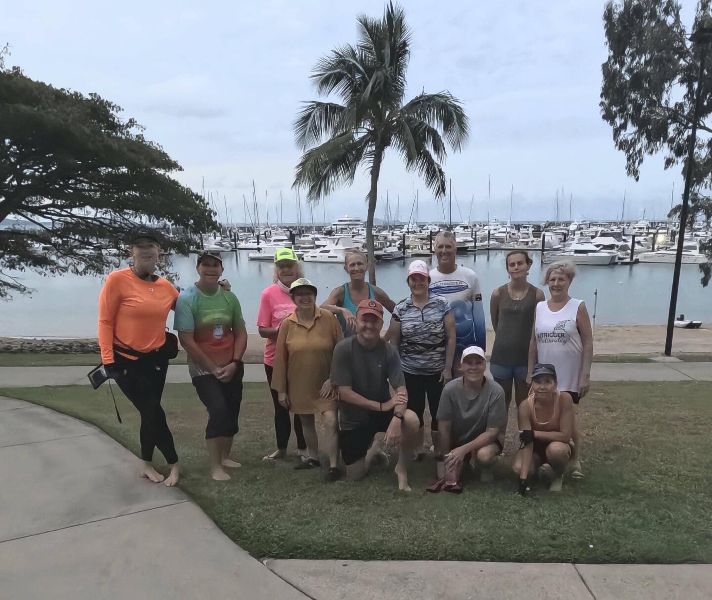 The canoeing group that allowed us to join them