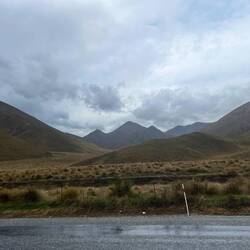 Auf dem Weg zum Mount Cook