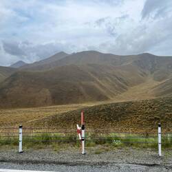 Auf dem Weg zum Mount Cook