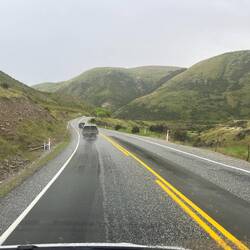 Auf dem Weg zum Mount Cook