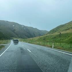 Auf dem Weg zum Mount Cook