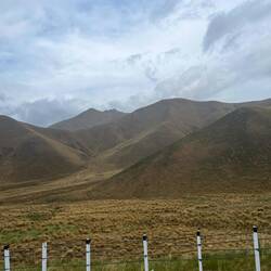 Auf dem Weg zum Mount Cook