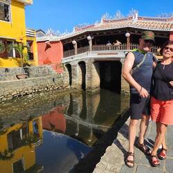 Japanische Brücke in Hoi An