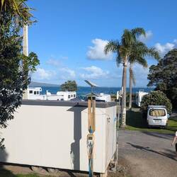 So kann man die Star Link Antenne natürlich auch platzieren.