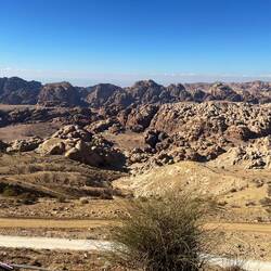 The Petra mountain range