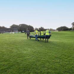 Returning Little Green to Rainboat.