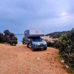 Unser Stellplatz für heute