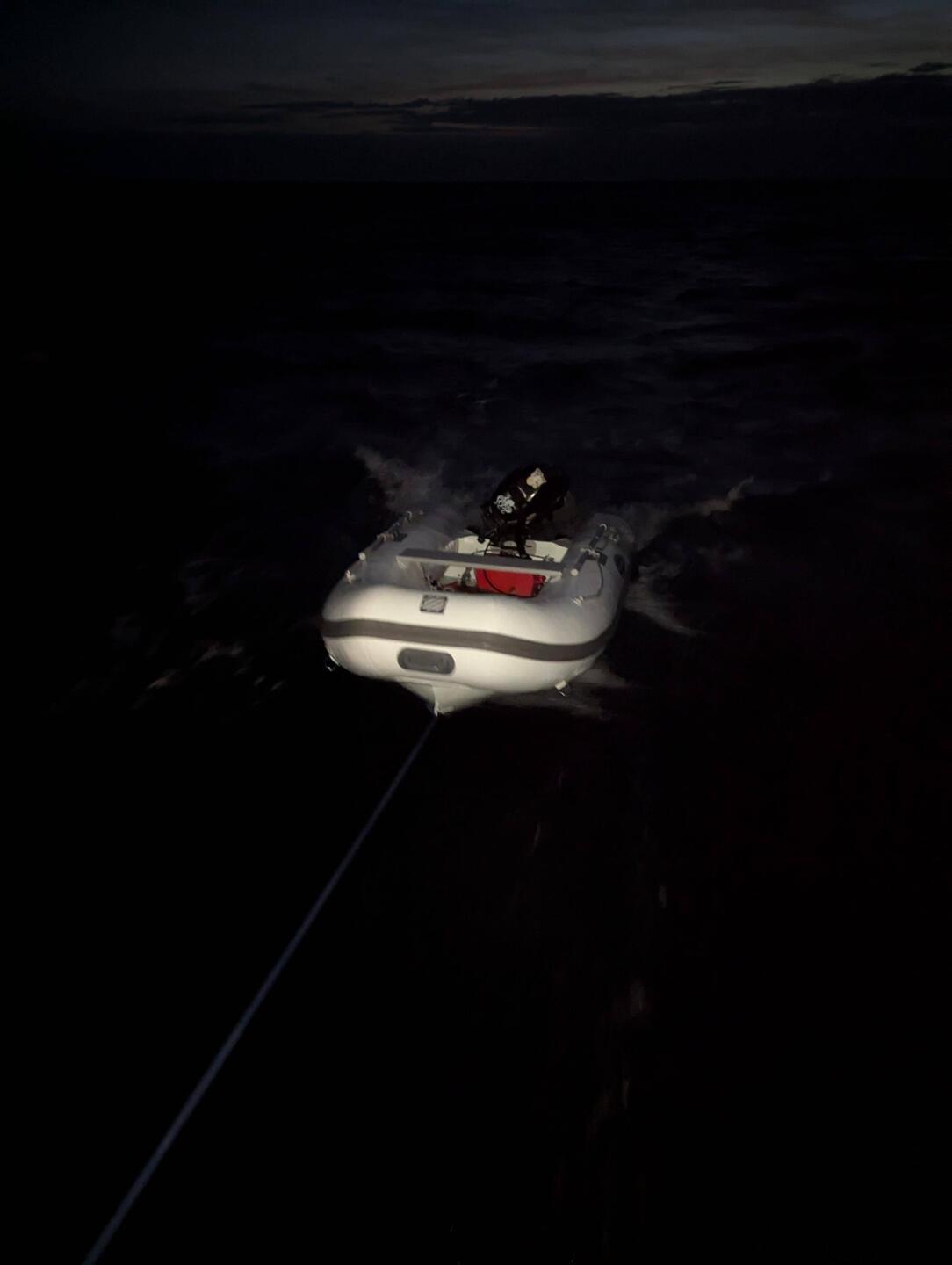 Dinghy on walkabout