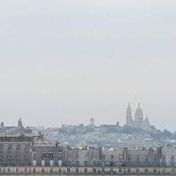 View from one of the upper windows of the museum