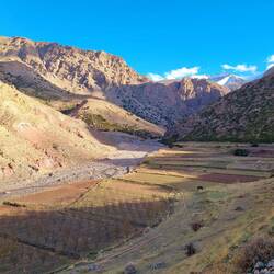 Blick zurück im letzten Sonnenlicht!
