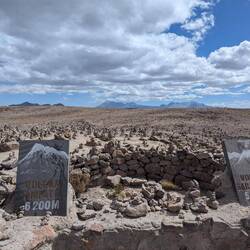 We were surrounded by volcanoes in the distance