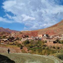 Abachkou, das Zentrum des Tales