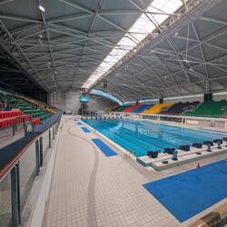 Competition 50 m. Swimming pool