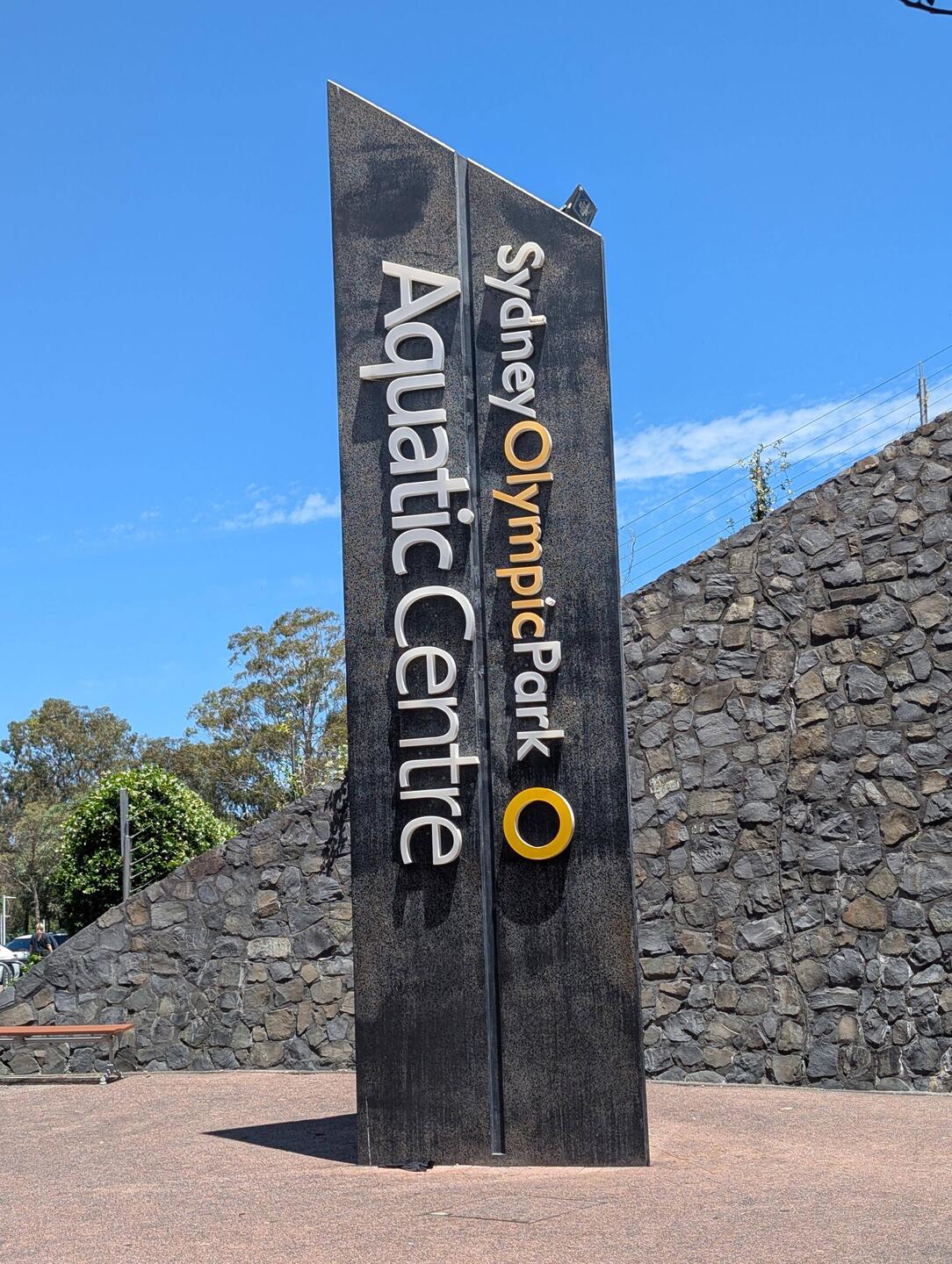 Aquatic center at Sydney Olympic Park