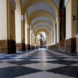 Säulengang am Rathaus