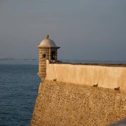 Castillo de Santa Catalina am Abend