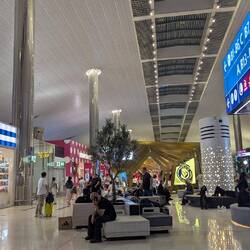 Ganz schön grell und bunt. War uns eigentlich am Abend zu viel.