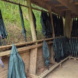 Regenschirme gab es immer wieder zum mitnehmen. Leider haben wir diese auch gebraucht.