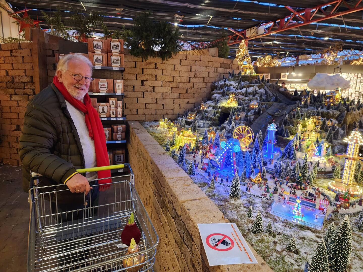 Bas at the Intratuin Christmas Markets