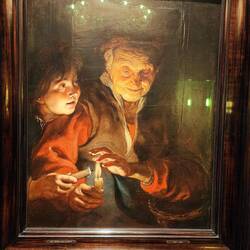 Old Woman and Boy with Candles - Peter Paul Rubens