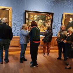 Sylvie and Tineke in deep discussion