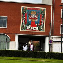 Christmas parade and market in Calais