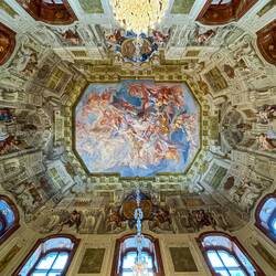 Ceiling of the Marble Hall ... Upper Belvedere — Vienna, Austria.