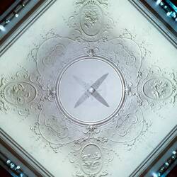 Ceiling detail in one of the exhibit rooms ... Upper Belvedere — Vienna, Austria.