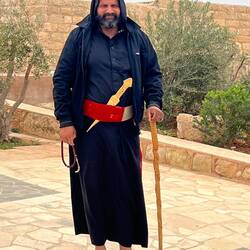 Mohammed reinacting Moses