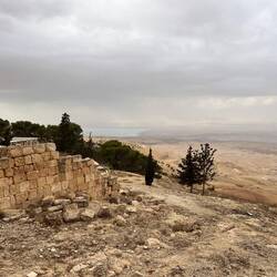 Holy Lands. Dead Sea (L) and Jericho (R)