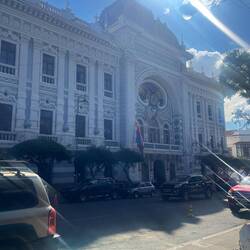 Das Rathaus von Sucre