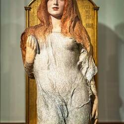 "Half-Figure of a Nymph (Vivien)" by Fernand Khnopff ... Upper Belvedere — Vienna, Austria.