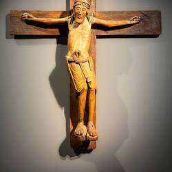 One of the oldest pieces exhibited (late 12th c) by a woodcarver from Tyrol ... Upper Belvedere.