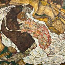 "Death & Maiden" by Egon Schiele ... Upper Belvedere — Vienna, Austria.