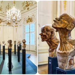 "Character Heads" by Franz X. Messerschmidt ... Upper Belvedere — Vienna, Austria.