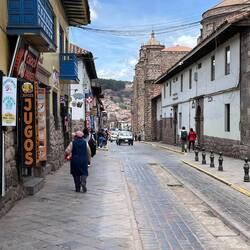 Höher als zwei Stockwerke darf in der Innenstadt Cuscos niemand bauen