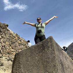 Die Ruinen von Ollantaytambo