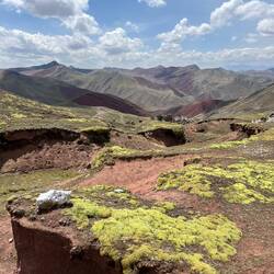 Farblich beeindruckt die Landschaft dennoch