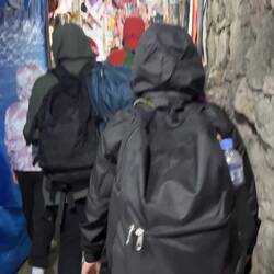 Auf dem Weg zur Unterkunft: Jep, durchaus touristisch hier