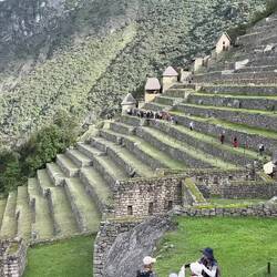 Die Inka hatten es wohl geliebt Terrassen zu bauen