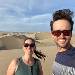 Während die Gruppe sich bereit macht, genießen wir die Aussicht