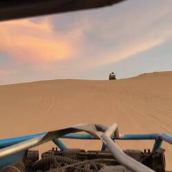 Man sieht oft erst im letzten Moment, wie steil es gleich runter gehen wird