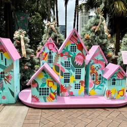 Christmas village at The Rocks