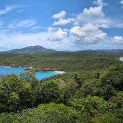 Beide Seiten der Insel