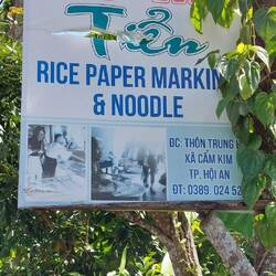 Rice paper making and noodle house